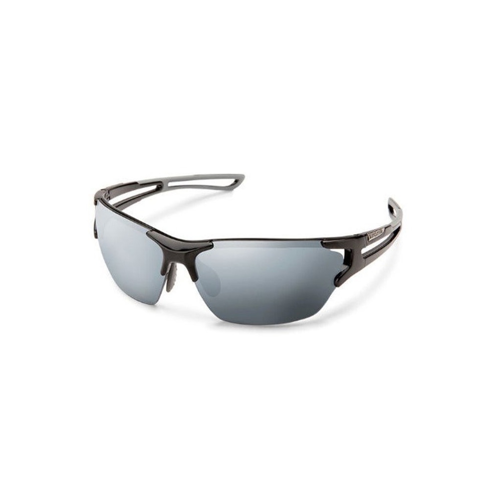 Suncloud Cutback Black Sunglasses w/ Silver Mirror Polycarbonate Lens, BRAND NEW